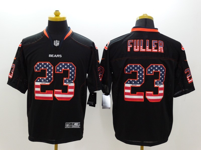 Men's Chicago Bears Kyle Fuller #23 Black Jersey